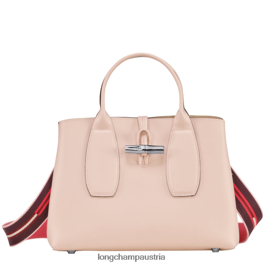 Taschen bei Longchamp Frauen Roseau-Handtasche blasses Rosa 2008BJ99