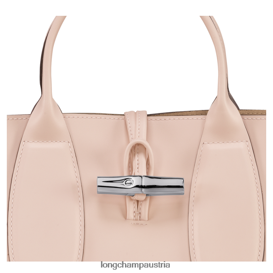 Taschen bei Longchamp Frauen Roseau-Handtasche blasses Rosa 2008BJ99