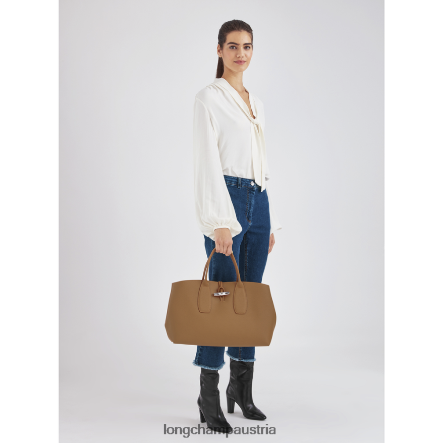 Taschen bei Longchamp Frauen Roseau-Handtasche natürlich 2008BJ110