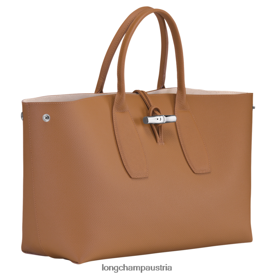 Taschen bei Longchamp Frauen Roseau-Handtasche natürlich 2008BJ110