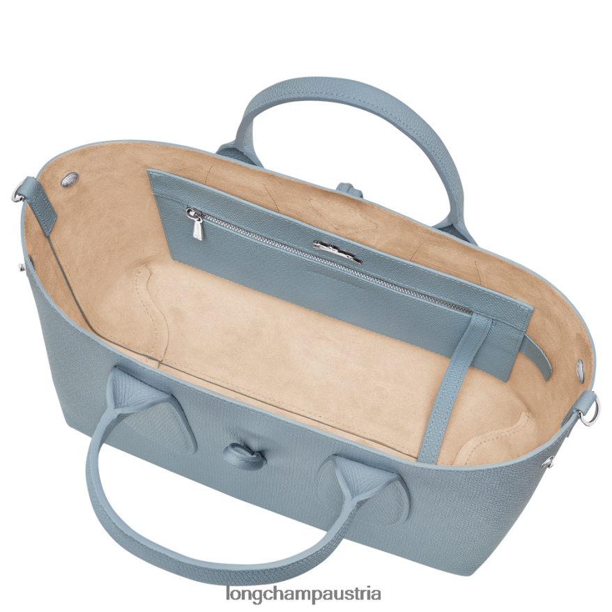 Taschen bei Longchamp Frauen Roseau-Handtasche wolkenblau 2008BJ107