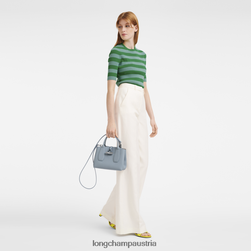 Taschen bei Longchamp Frauen Roseau-Handtasche wolkenblau 2008BJ115