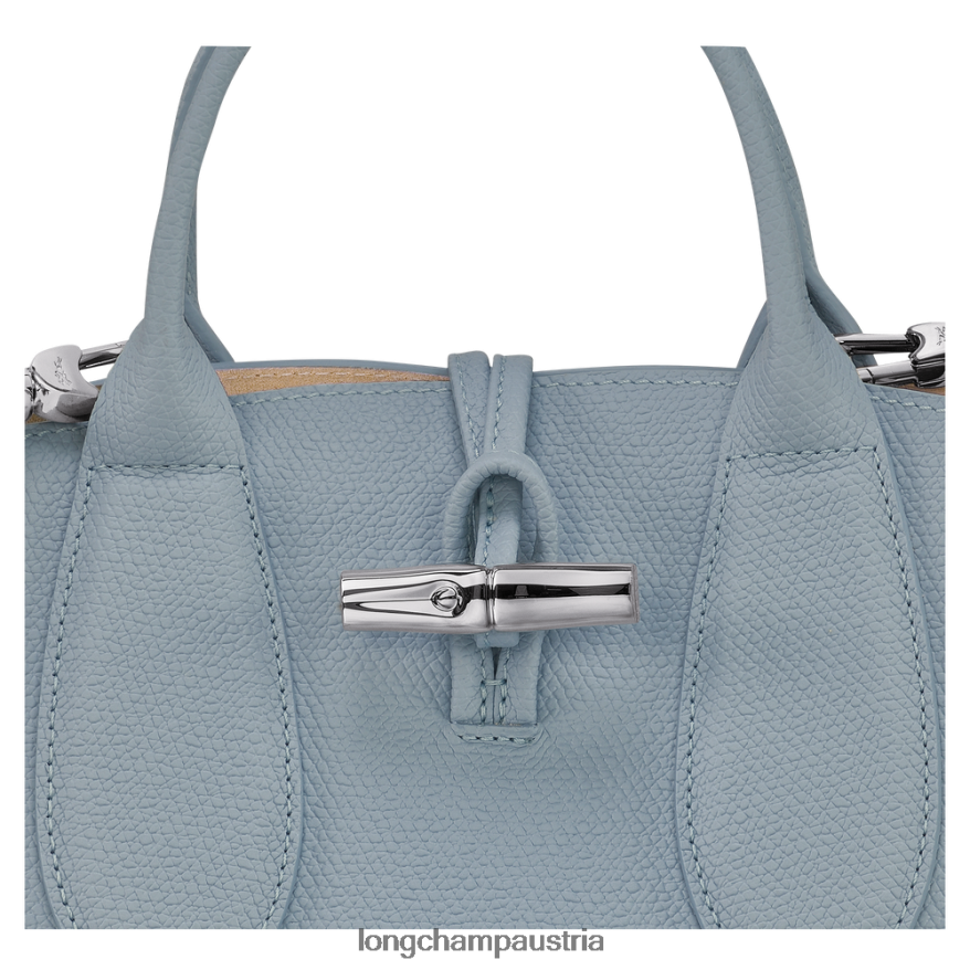 Taschen bei Longchamp Frauen Roseau-Handtasche wolkenblau 2008BJ115