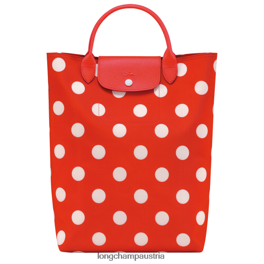 Taschen bei Longchamp Frauen Tragetasche aus der Le Plage-Kollektion orange 2008BJ81