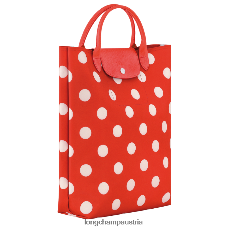 Taschen bei Longchamp Frauen Tragetasche aus der Le Plage-Kollektion orange 2008BJ81