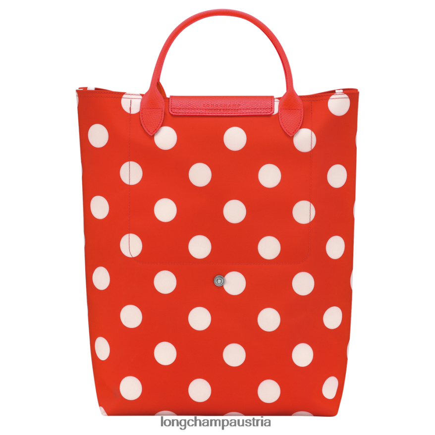 Taschen bei Longchamp Frauen Tragetasche aus der Le Plage-Kollektion orange 2008BJ81