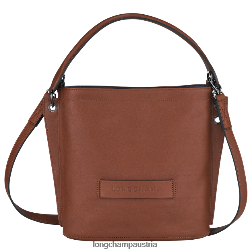 Taschen bei Longchamp Frauen 3D-Umhängetasche Cognac 2008BJ316