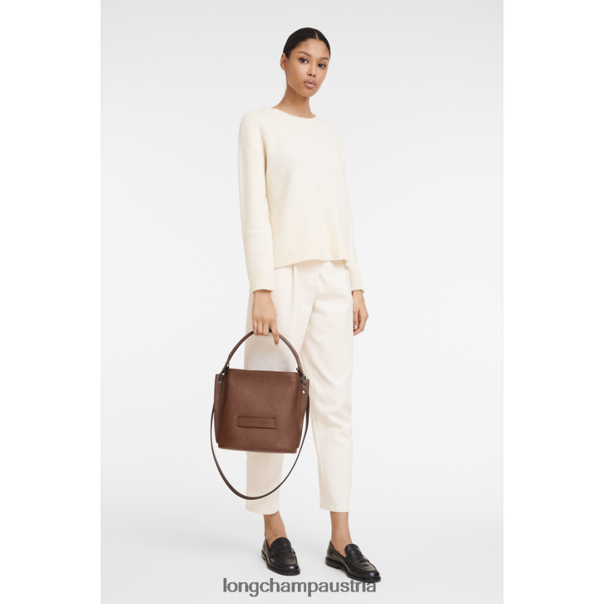 Taschen bei Longchamp Frauen 3D-Umhängetasche Cognac 2008BJ316