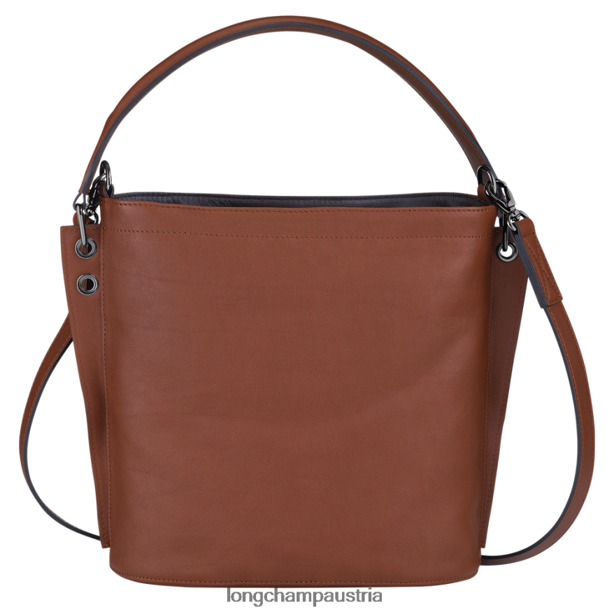 Taschen bei Longchamp Frauen 3D-Umhängetasche Cognac 2008BJ316