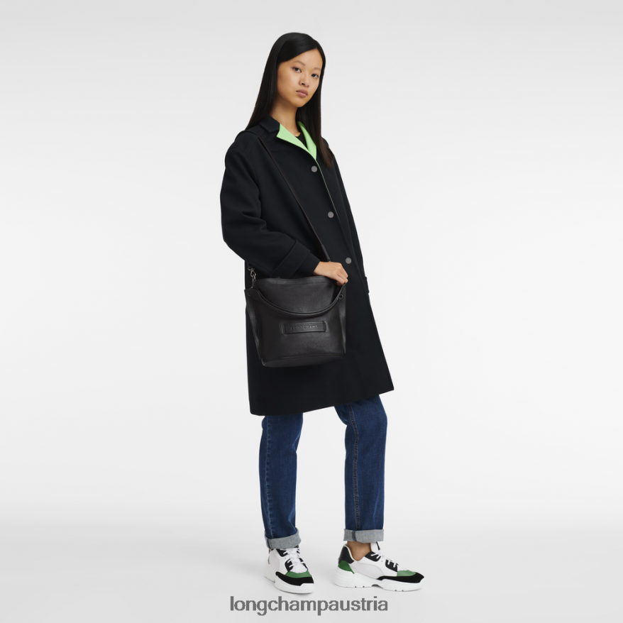 Taschen bei Longchamp Frauen 3D-Umhängetasche Schwarz 2008BJ312