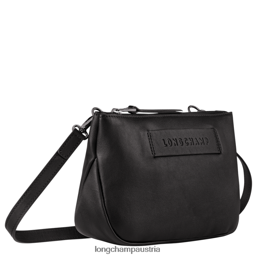 Taschen bei Longchamp Frauen 3D-Umhängetasche Schwarz 2008BJ317