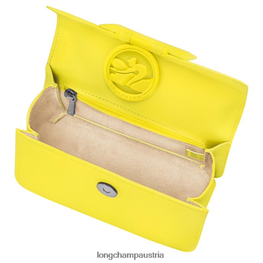 Taschen bei Longchamp Frauen Box-Trab-Umhängetasche Zitrone 2008BJ241