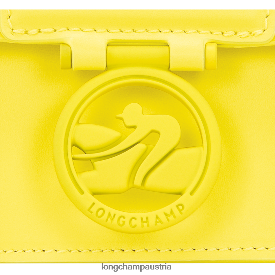 Taschen bei Longchamp Frauen Box-Trab-Umhängetasche Zitrone 2008BJ241