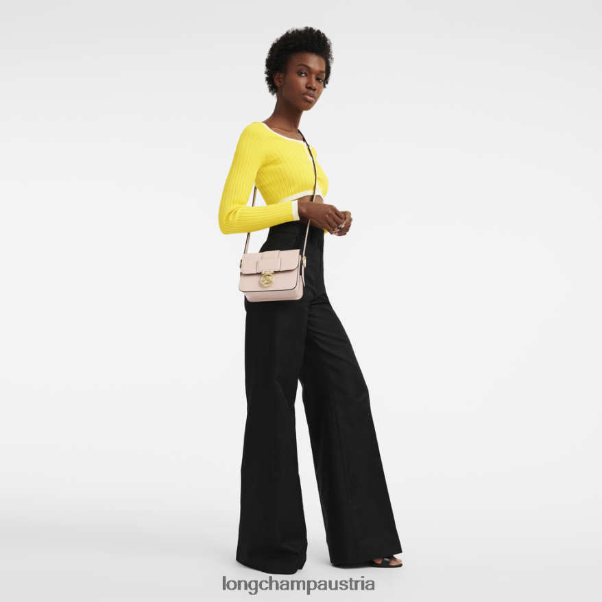 Taschen bei Longchamp Frauen Box-Trab-Umhängetasche blasses Rosa 2008BJ22