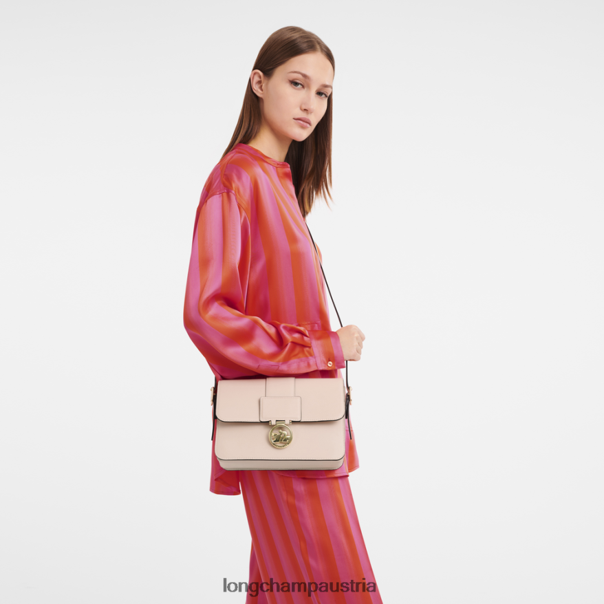 Taschen bei Longchamp Frauen Box-Trab-Umhängetasche blasses Rosa 2008BJ234