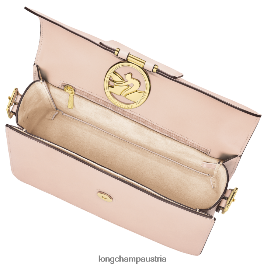 Taschen bei Longchamp Frauen Box-Trab-Umhängetasche blasses Rosa 2008BJ234