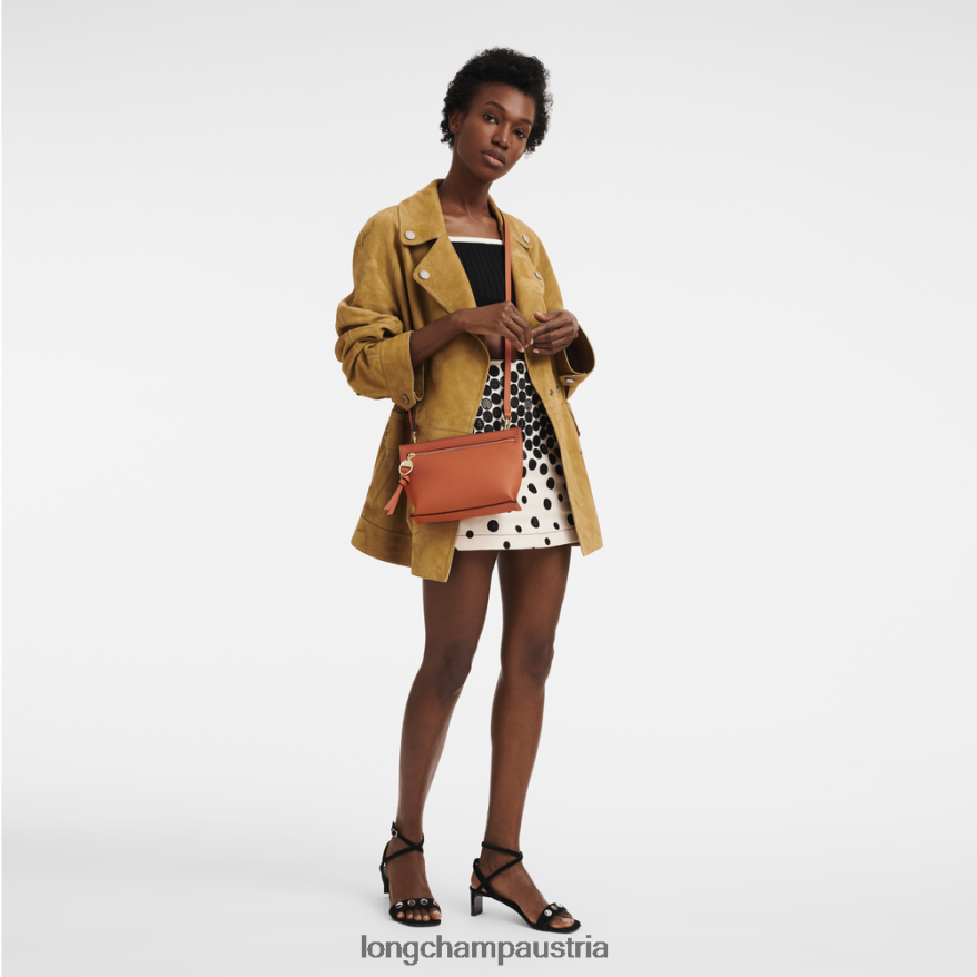 Taschen bei Longchamp Frauen Briefkasten-Umhängetasche Karotte 2008BJ311