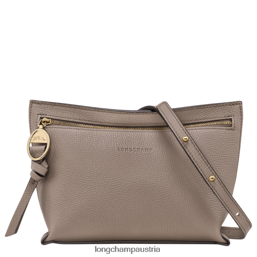 Taschen bei Longchamp Frauen Briefkasten-Umhängetasche Taupe 2008BJ308