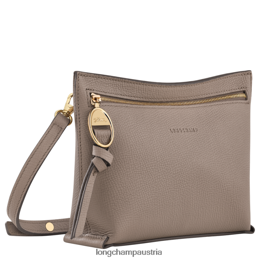 Taschen bei Longchamp Frauen Briefkasten-Umhängetasche Taupe 2008BJ308