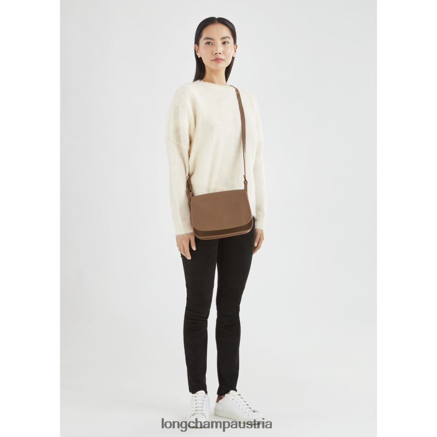 Taschen bei Longchamp Frauen Le Foulonne Umhängetasche Karamell 2008BJ270