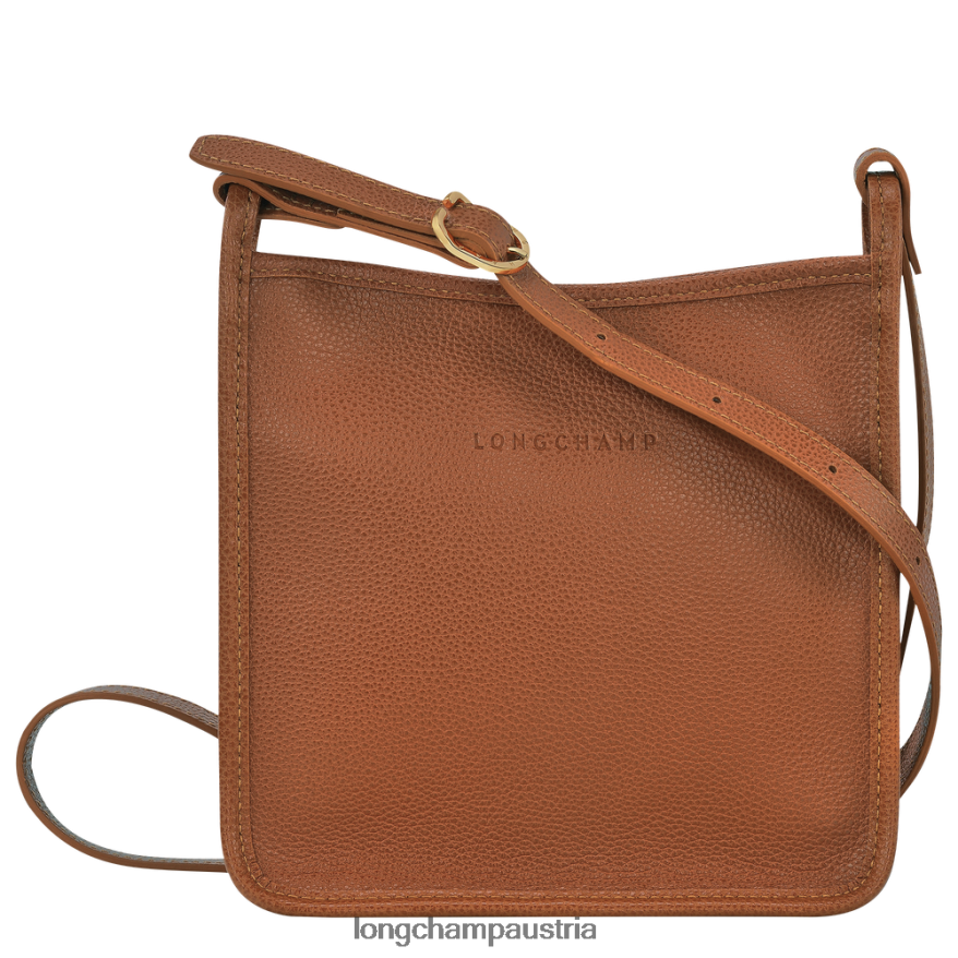 Taschen bei Longchamp Frauen Le Foulonne Umhängetasche Karamell 2008BJ275