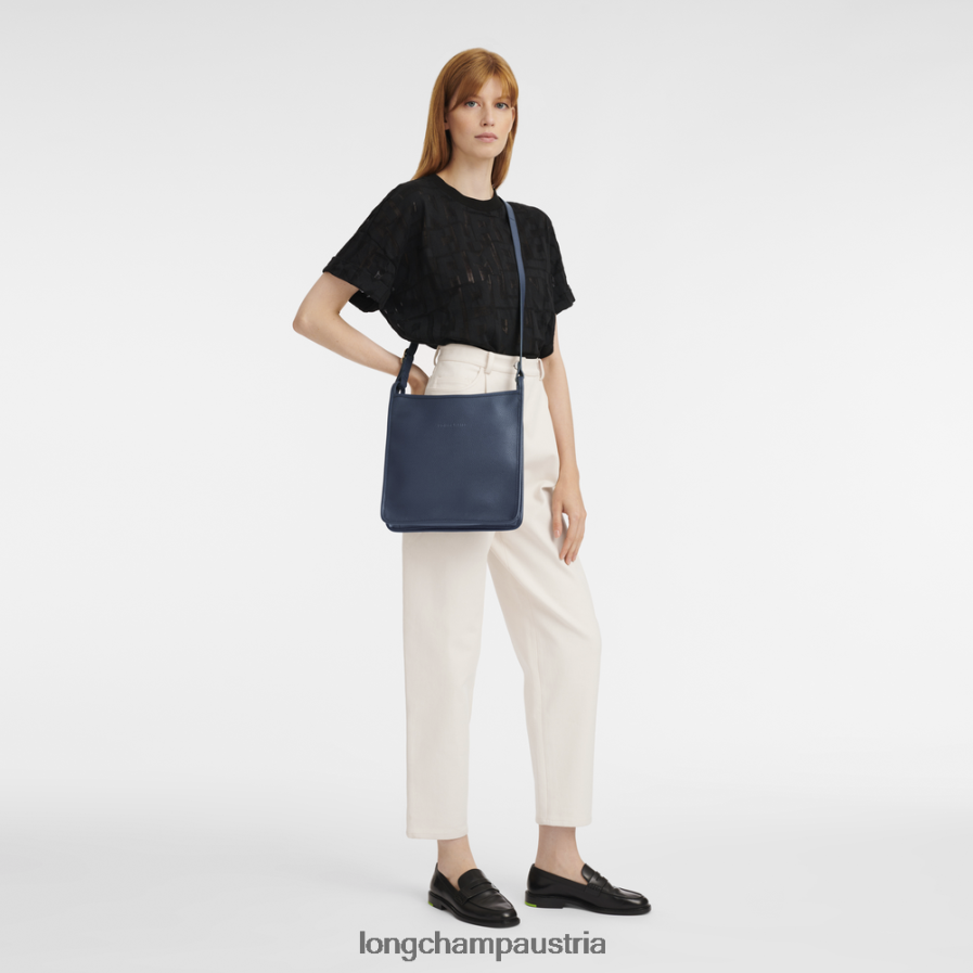 Taschen bei Longchamp Frauen Le Foulonne Umhängetasche Marine 2008BJ285