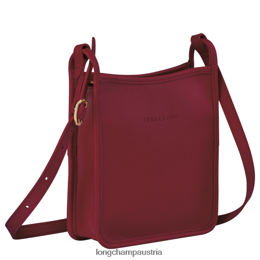 Taschen bei Longchamp Frauen Le Foulonne Umhängetasche Rot 2008BJ276