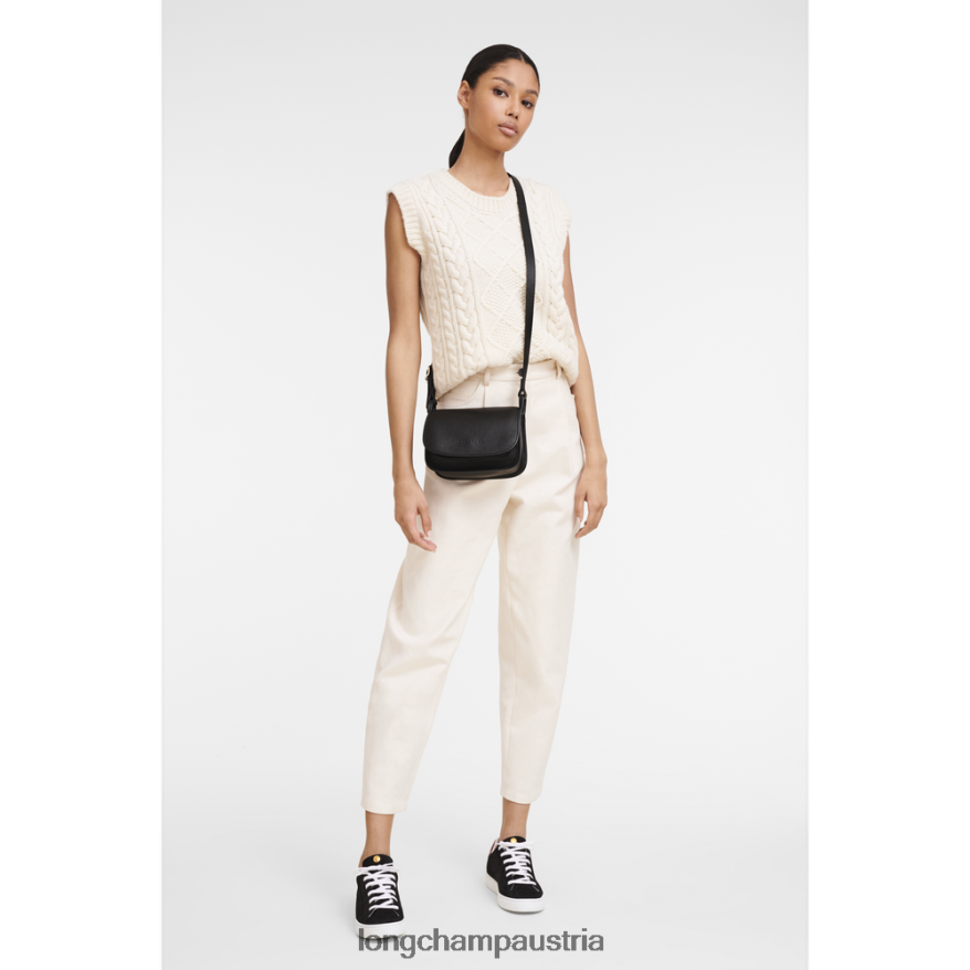 Taschen bei Longchamp Frauen Le Foulonne Umhängetasche Schwarz 2008BJ261