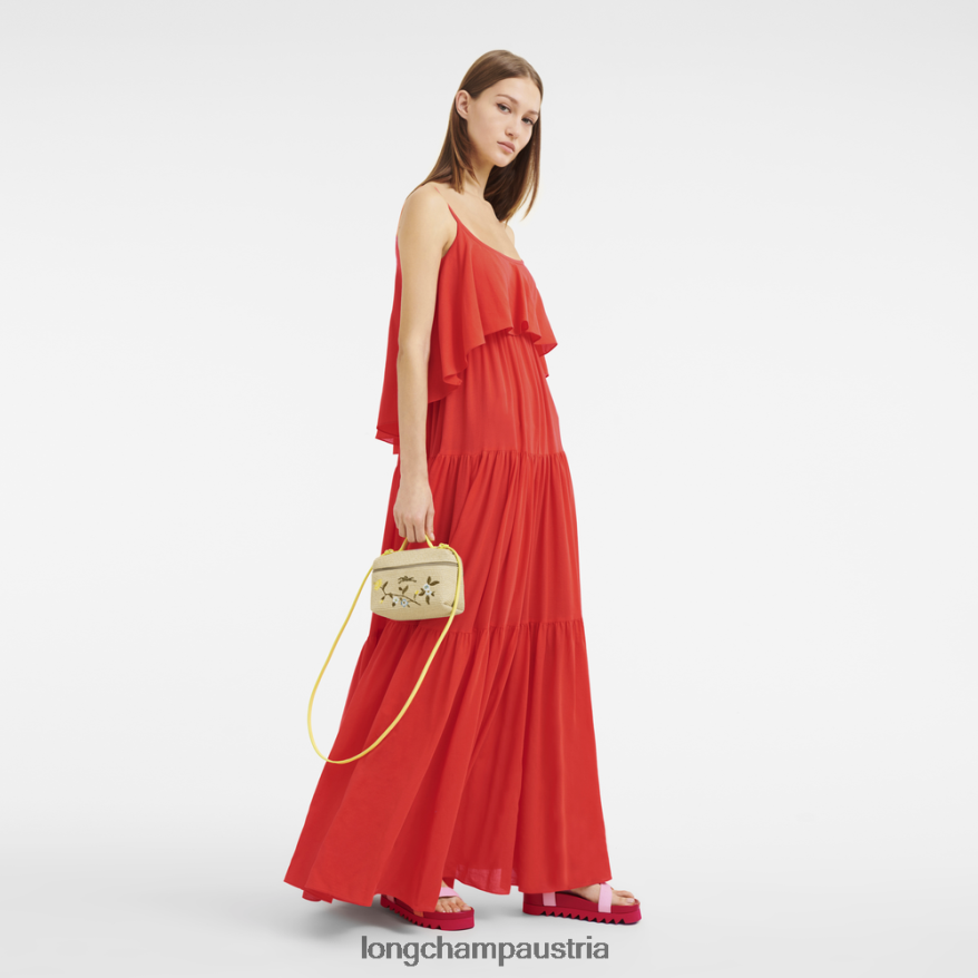 Taschen bei Longchamp Frauen Le Panier Plage-Waschtisch Gelb 2008BJ27