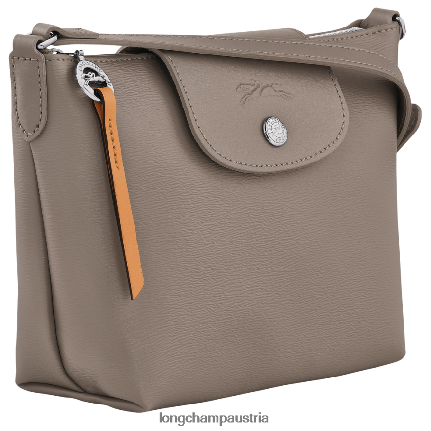 Taschen bei Longchamp Frauen Le Plage City Umhängetasche Taupe 2008BJ224
