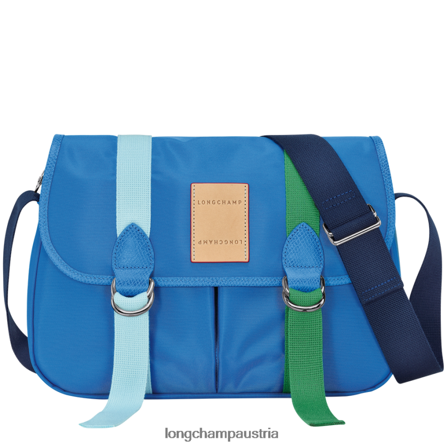 Taschen bei Longchamp Frauen Le Plage Re-Play Umhängetasche Blau 2008BJ207