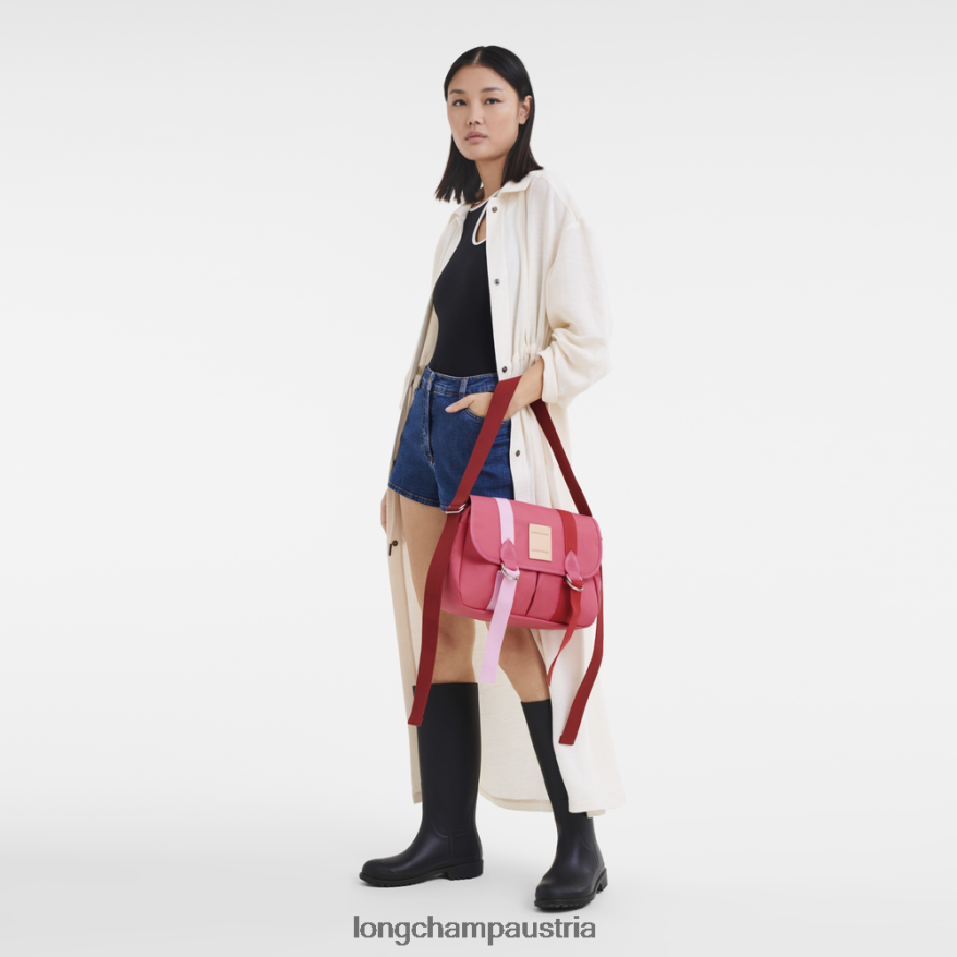 Taschen bei Longchamp Frauen Le Plage Re-Play Umhängetasche Fuchsie 2008BJ208