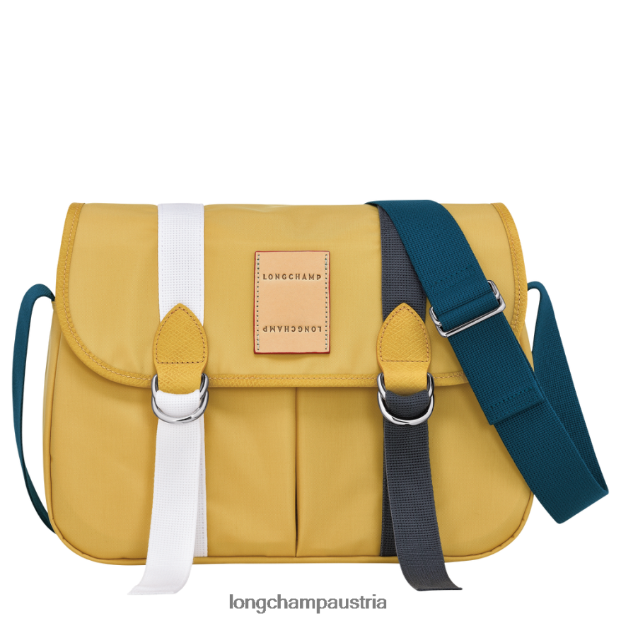 Taschen bei Longchamp Frauen Le Plage Re-Play Umhängetasche Mais 2008BJ209