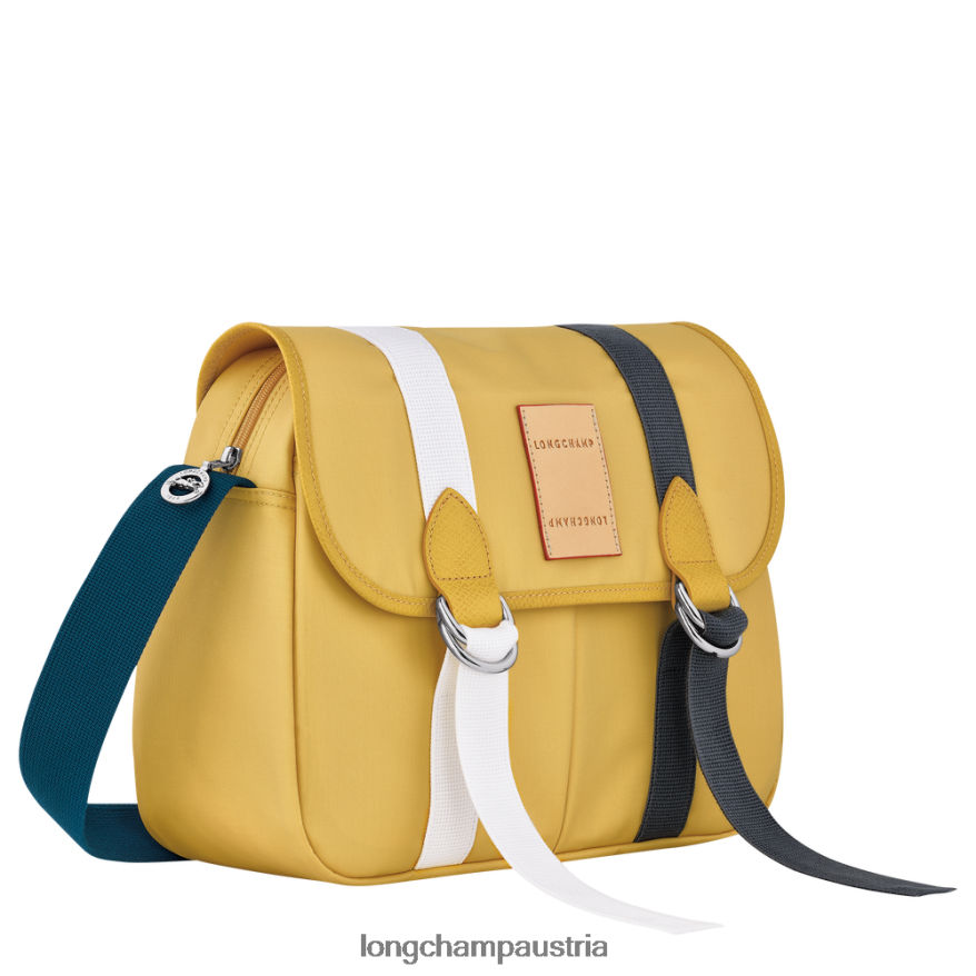 Taschen bei Longchamp Frauen Le Plage Re-Play Umhängetasche Mais 2008BJ209