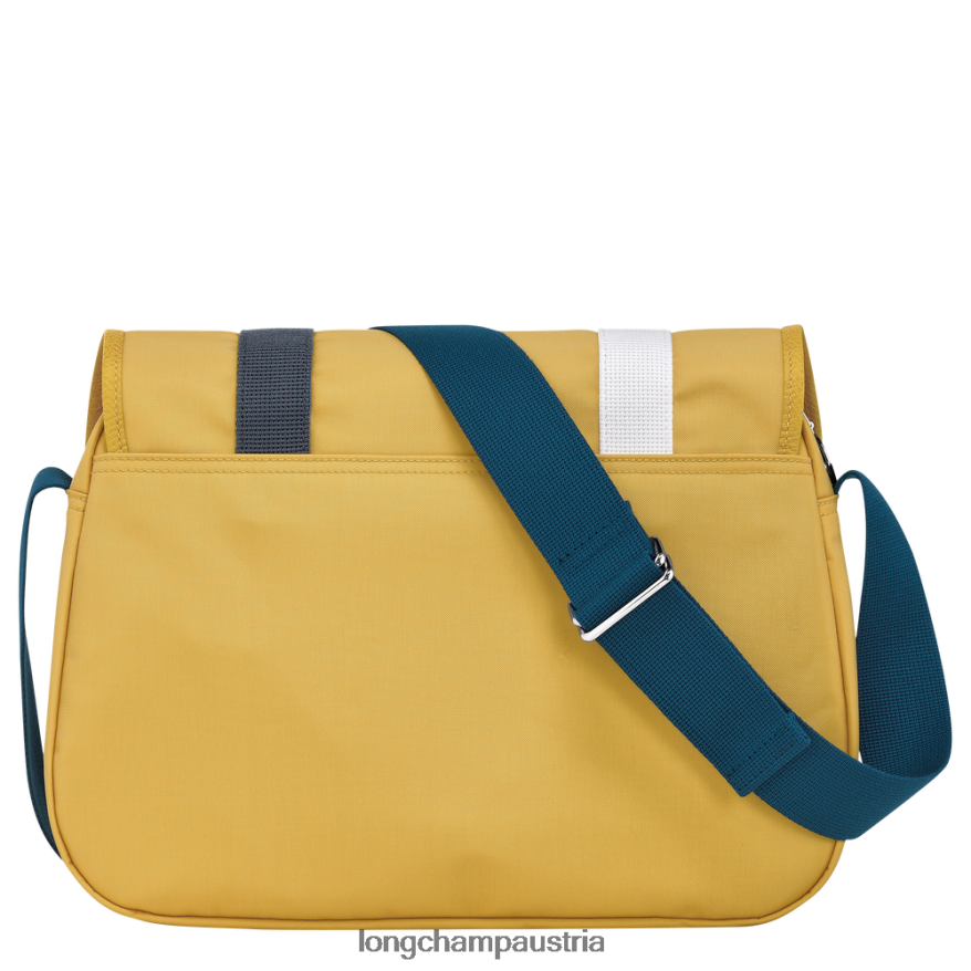 Taschen bei Longchamp Frauen Le Plage Re-Play Umhängetasche Mais 2008BJ209
