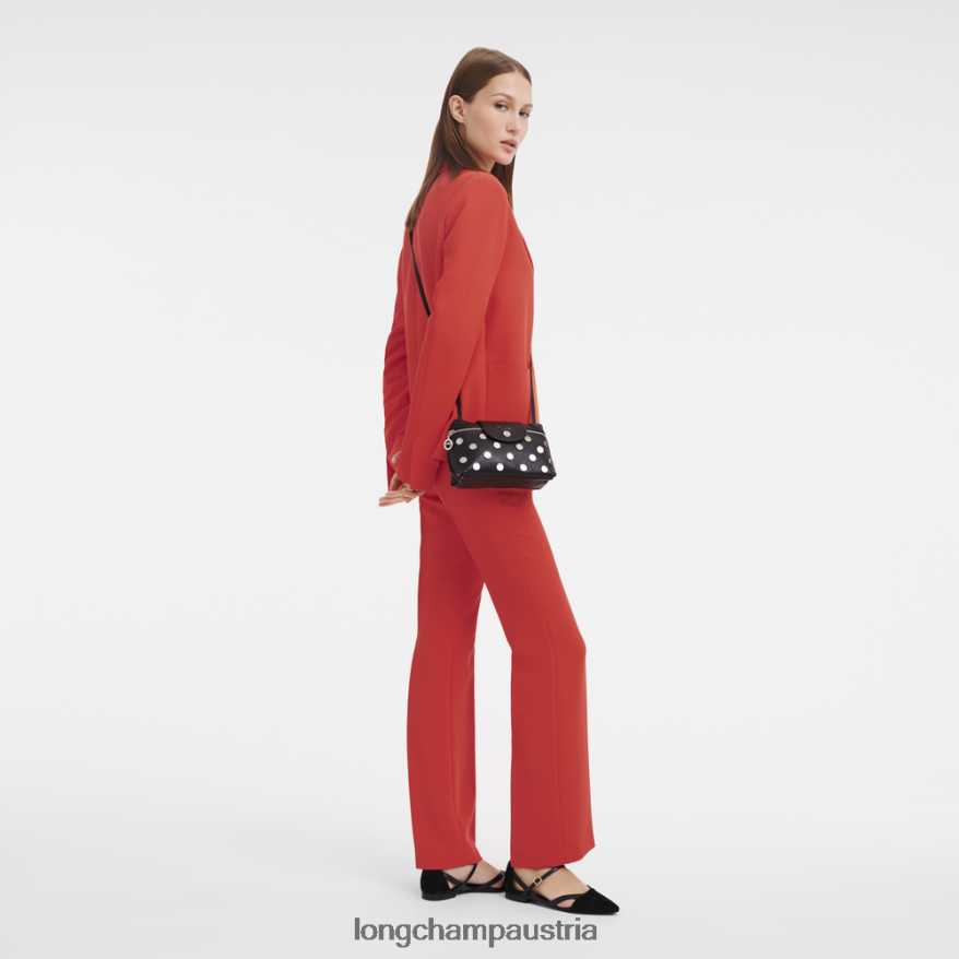 Taschen bei Longchamp Frauen Le Plage Xtra Umhängetasche Schwarz 2008BJ304