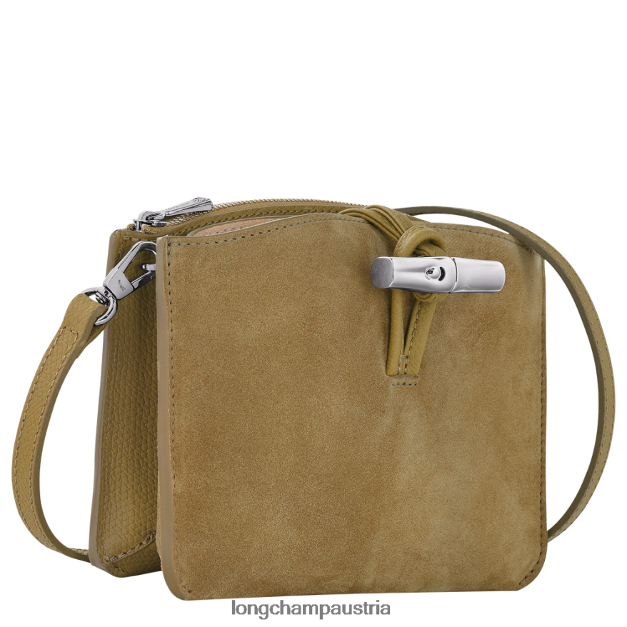 Taschen bei Longchamp Frauen Roseau-Umhängetasche Bronze 2008BJ257