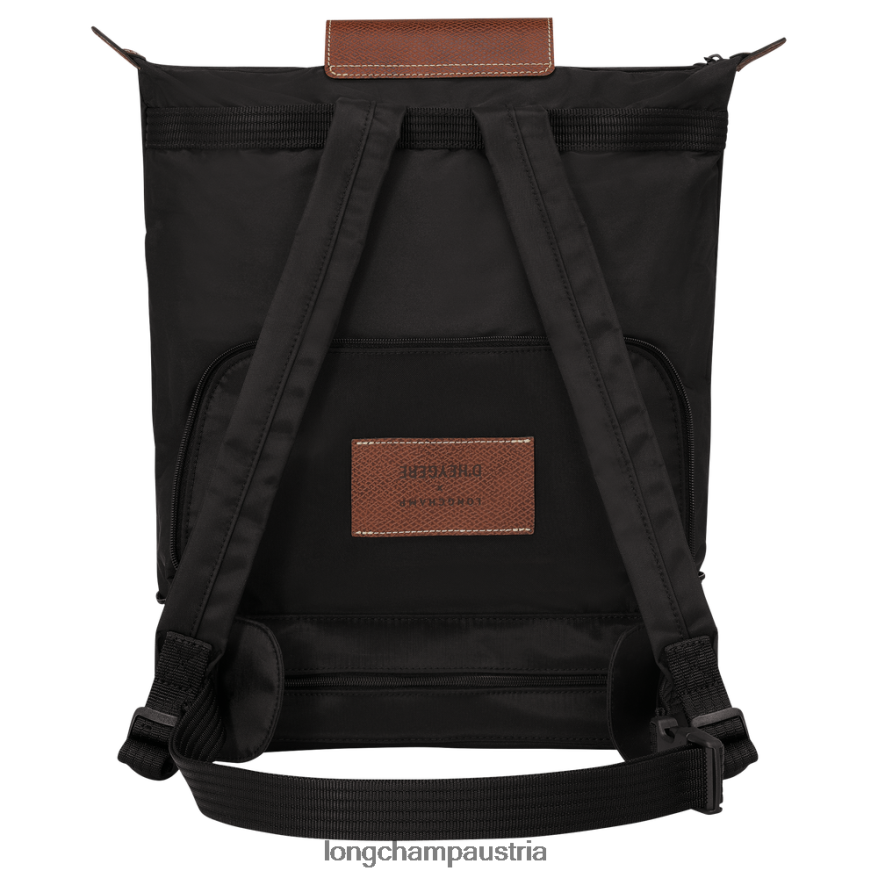 Taschen bei Longchamp X D'heygere Frauen Umhängetasche/Rucksack Schwarz 2008BJ323
