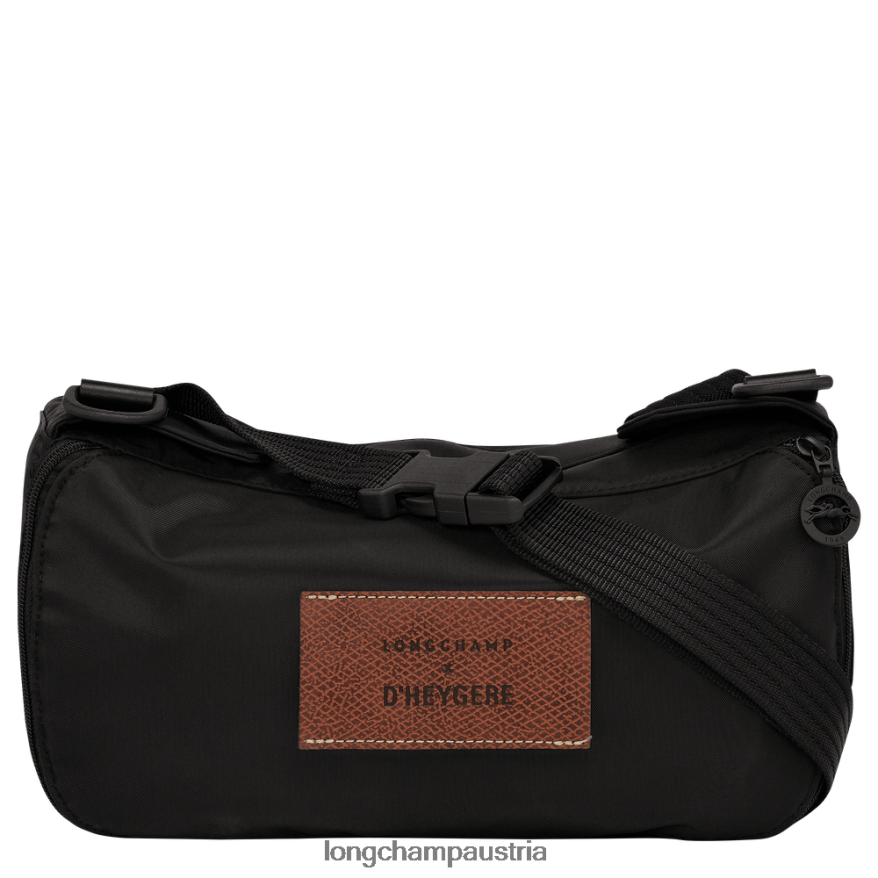 Taschen bei Longchamp X D'heygere Frauen Umhängetasche/Rucksack Schwarz 2008BJ323