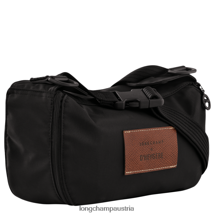 Taschen bei Longchamp X D'heygere Frauen Umhängetasche/Rucksack Schwarz 2008BJ323