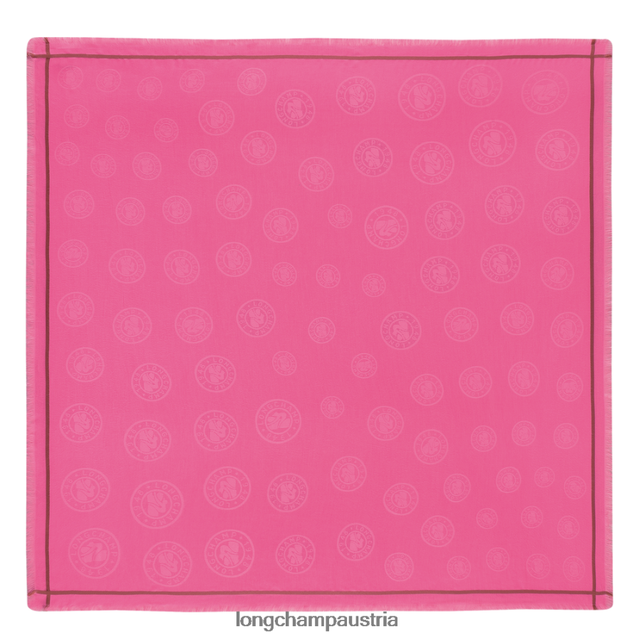 Zubehör bei Longchamp Frauen Schal aus der Frühjahr/Sommer-Kollektion 2023 Süßigkeiten 2008BJ980