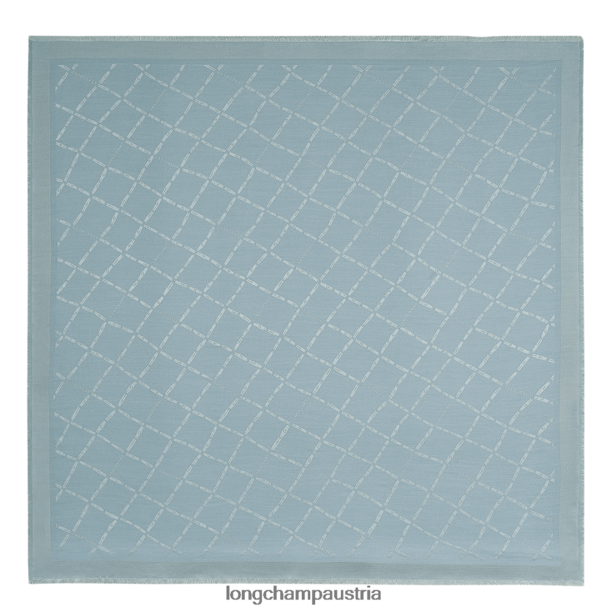Zubehör bei Longchamp Frauen Schal aus der Frühjahr/Sommer-Kollektion 2023 wolkenblau 2008BJ1003