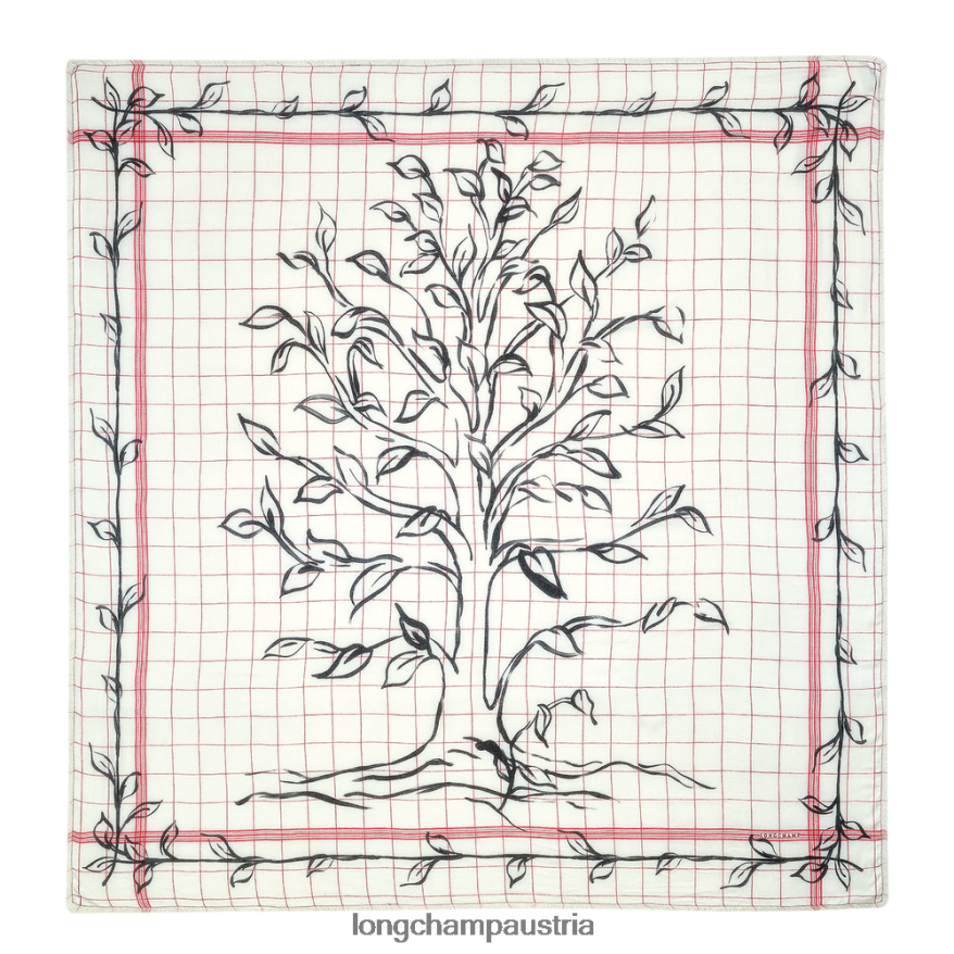 Zubehör bei Longchamp Frauen Stola aus der Frühjahrs-/Sommerkollektion 2022 Rot 2008BJ981