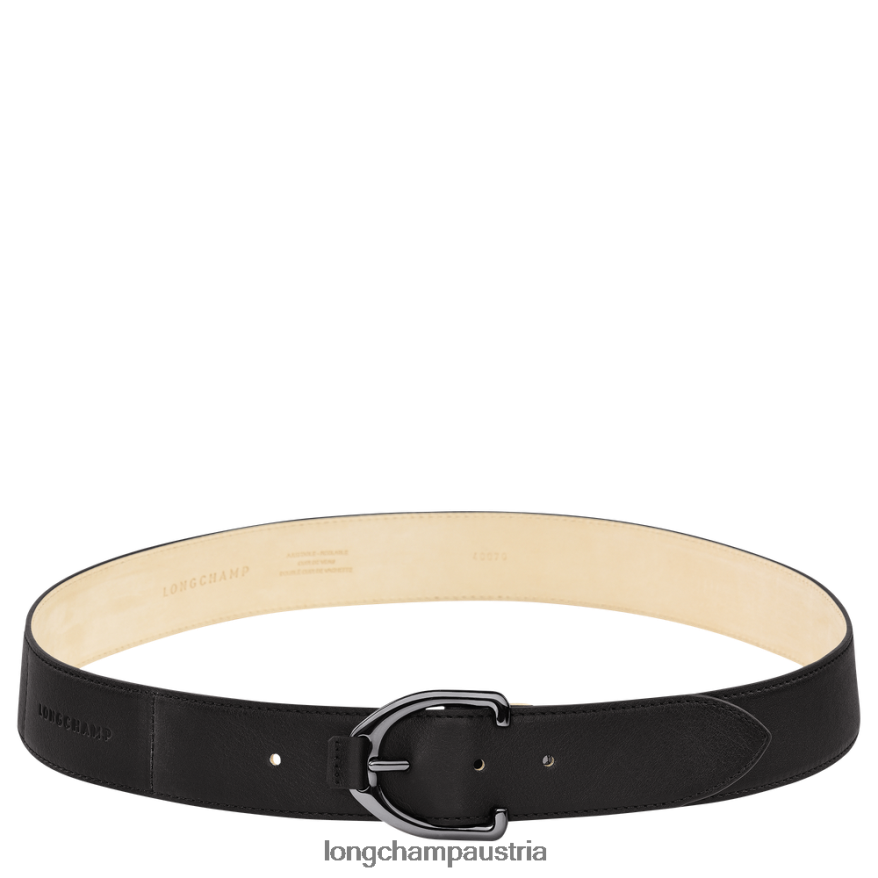 Zubehör bei Longchamp Frauen 3D-Gürtel Schwarz 2008BJ947