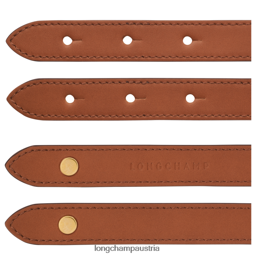 Zubehör bei Longchamp Frauen Box-Trab-Gürtel Cognac 2008BJ946