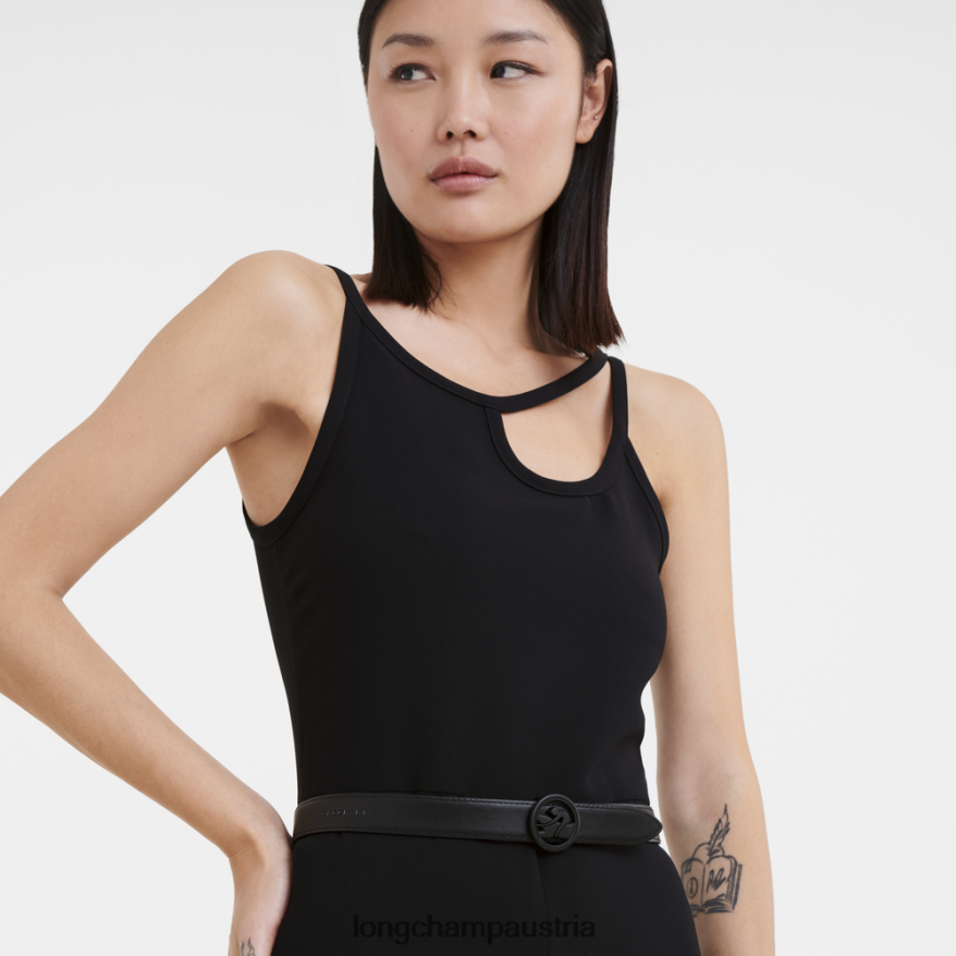 Zubehör bei Longchamp Frauen Box-Trab-Gürtel Schwarz 2008BJ936