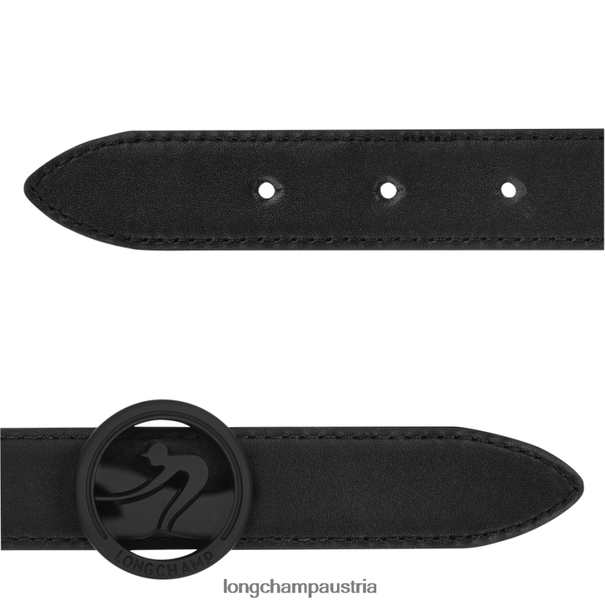 Zubehör bei Longchamp Frauen Box-Trab-Gürtel Schwarz 2008BJ936