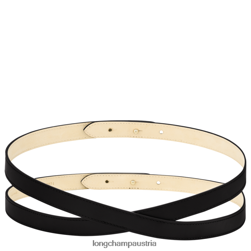 Zubehör bei Longchamp Frauen Box-Trab-Gürtel Schwarz 2008BJ953