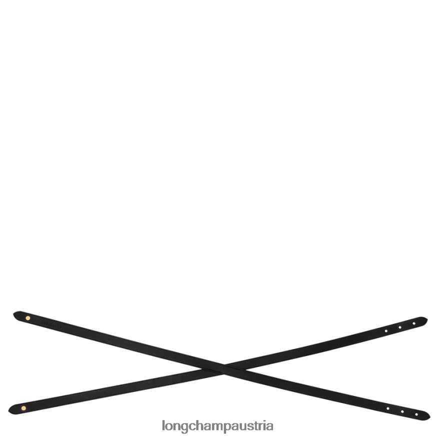 Zubehör bei Longchamp Frauen Box-Trab-Gürtel Schwarz 2008BJ953