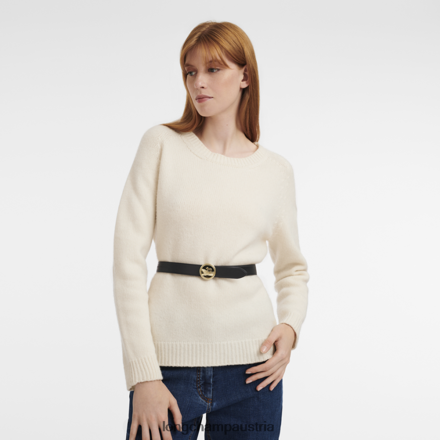 Zubehör bei Longchamp Frauen Box-Trab-Gürtel schwarz/cognac 2008BJ940